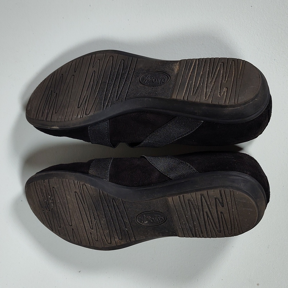 EuroSoft by Sofft black cross strap ballet flats 7 - Picture 9 of 10